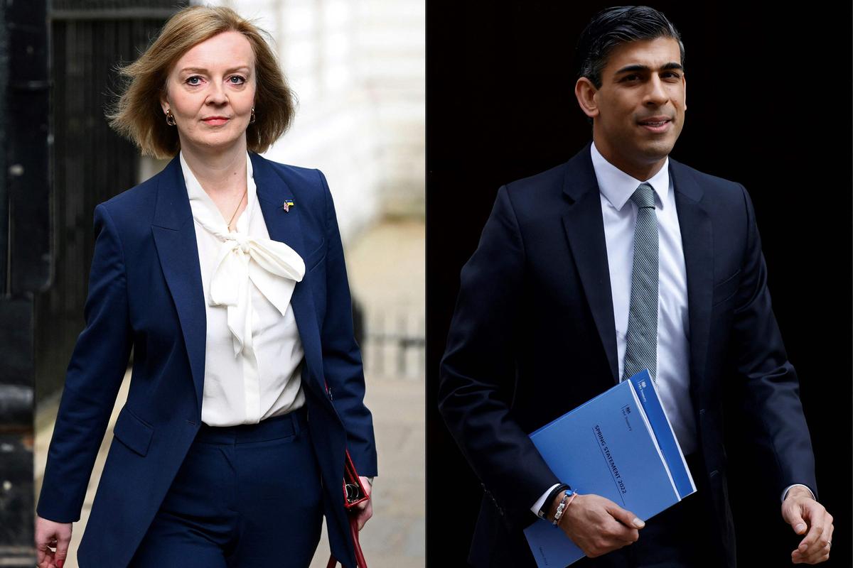 Indian – origin Rishi Sunak trailed Liz in debate