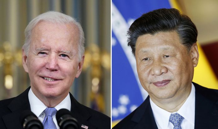 Joe Biden and Xi Jinping