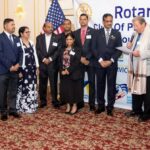 R 1 Rotary officials being sworn in