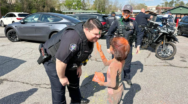 Sharing some love and gratitude with our Police Officers