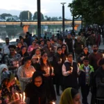 In a pattern of violence, fueled and orchestrated by Pakistan-based terrorist organizations, 26 innocent Hindu tourists were slaughtered in cold blood in Pahalgam, Kashmir on April 22, 2025. A group of people at a vigil