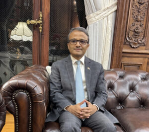 Ambassador Binaya Srikanta Pradhan candidly answered questions from Prof. Indrajit S Saluja, The Indian Panorama Editor.