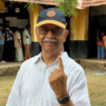 George Abraham voted in Kerala